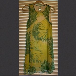 Calvin Klein Tropical Print Dress